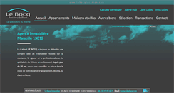 Desktop Screenshot of lebocqlocation.com
